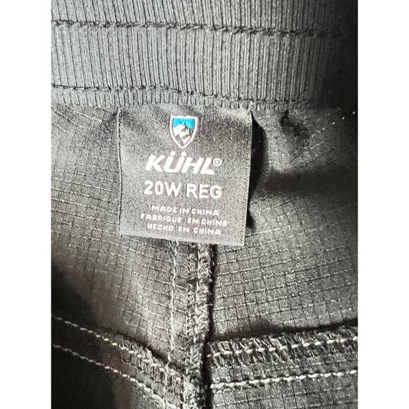 Kuhl pants size 20W black performance **small flaw see photo** outdoors camping - Picture 9 of 10